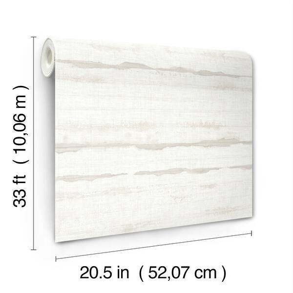 A-Street Prints Destin Dove Stripe Wallpaper