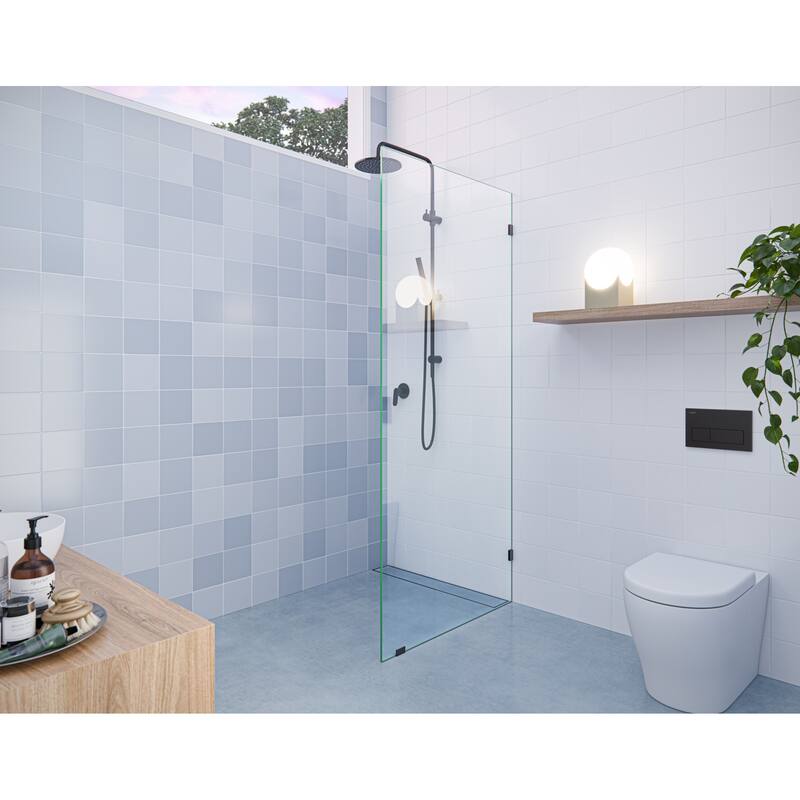 Glass Warehouse GW-SFP-32.5 Vela 78" High x 32-1/2" Wide Shower Screen