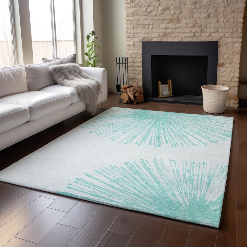 Premium Washable Super Soft Abstract Blast Mayfield Rug
