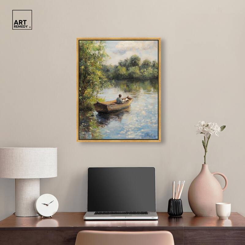 Lost in Thought Canvas by Art Remedy