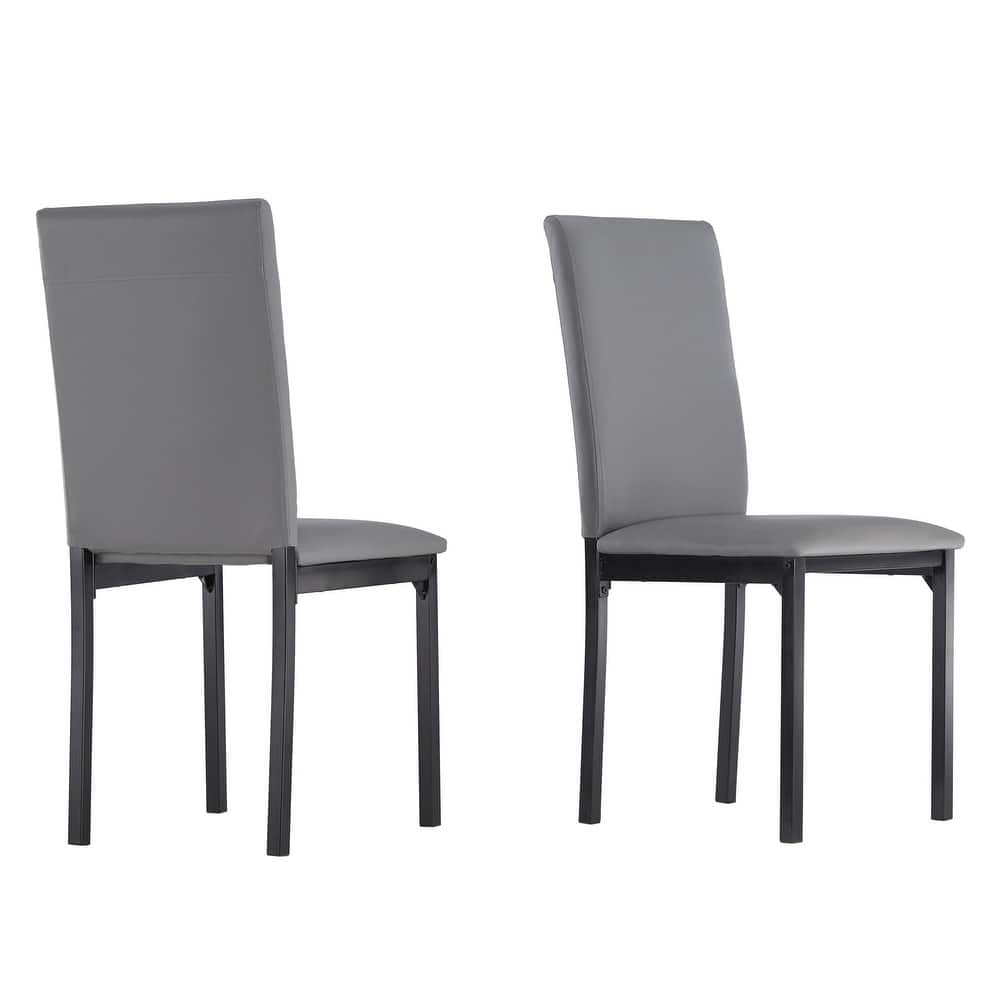 Darcy Espresso Metal Upholstered Dining Chair (Set of 2) by iNSPIRE Q Bold