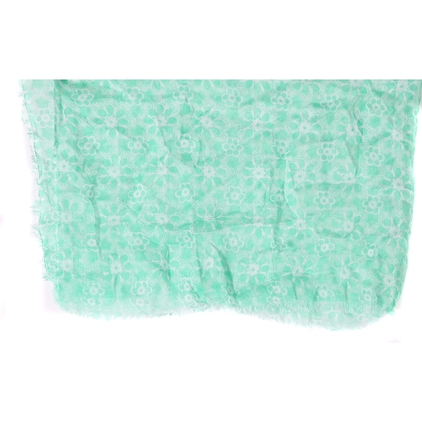 green summer scarf