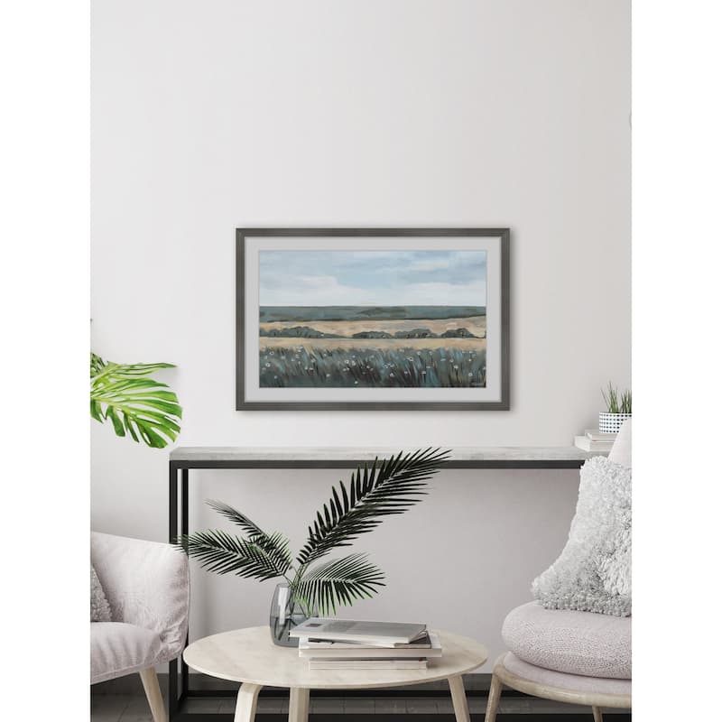 Walk in the Fields Framed Print