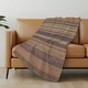 preview thumbnail 15 of 76, Premium Machine Washable Boho Stripes Sherpa Throw Blanket