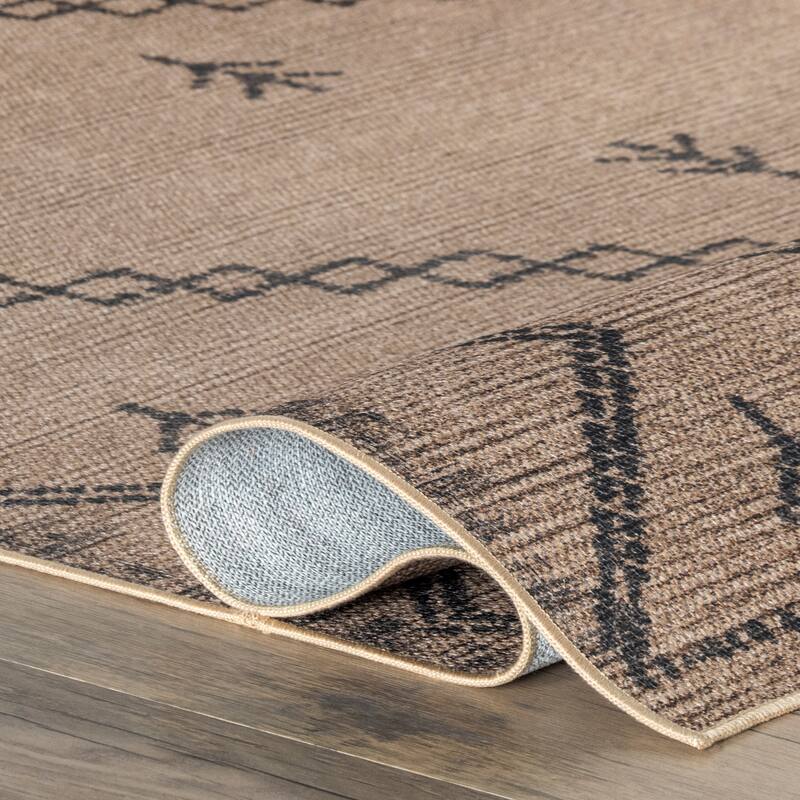 Erica Easy Jute Machine Washable Area Rug
