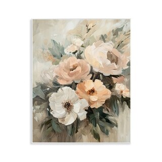 Stupell Brushed Spring Bouquet Wall Plaque Art Design By Petal Prints ...