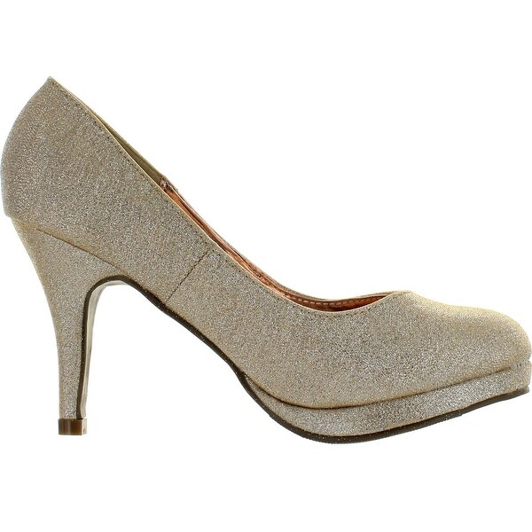 champagne colored shoes wide width