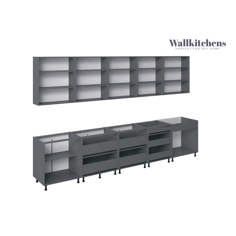 Kitchen Signature Collection Black Color Base Size 13Ft Wide - 153x24