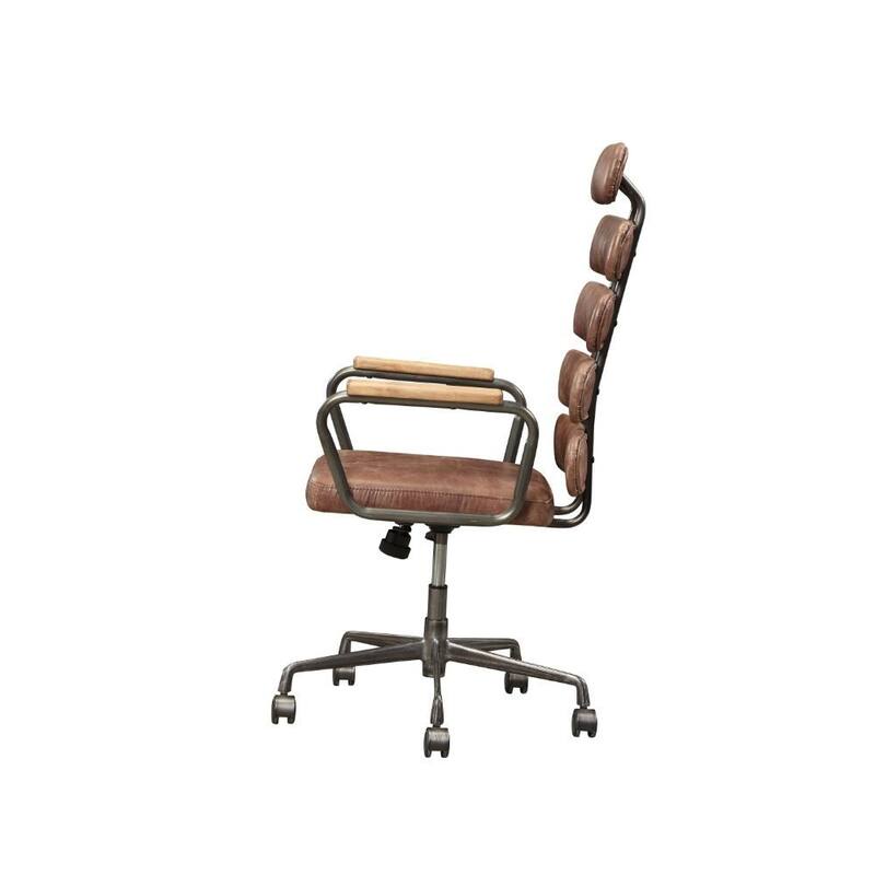 Top Grain Leather Office Chair with 5-Star Base