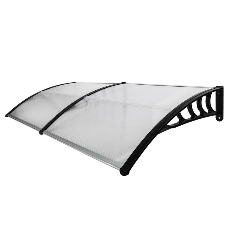 78" Household Application Door & Window Canopy -  Black Bracket