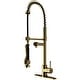 preview thumbnail 47 of 76, VIGO Zurich 27" H Single Handle Pull-Down Sprayer Kitchen Faucet