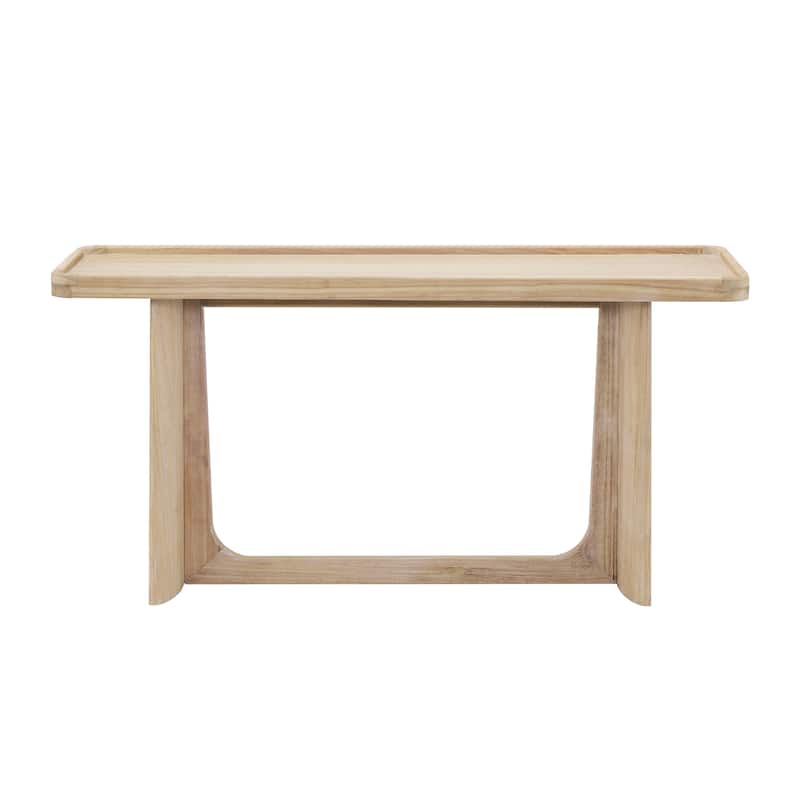 Scott Living Bridgely Console Table with Tray-Top Design