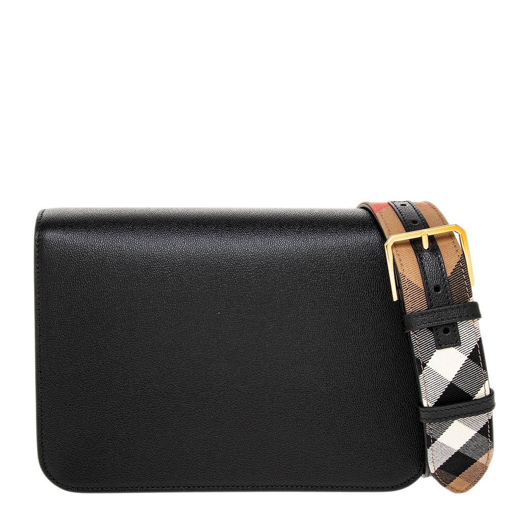 Burberry Mackford Check and Leather Bag