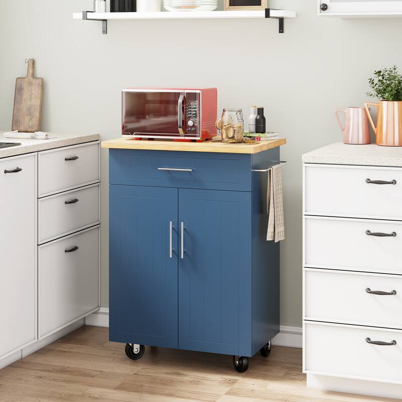 Futzca Storage Kitchen Island Cart