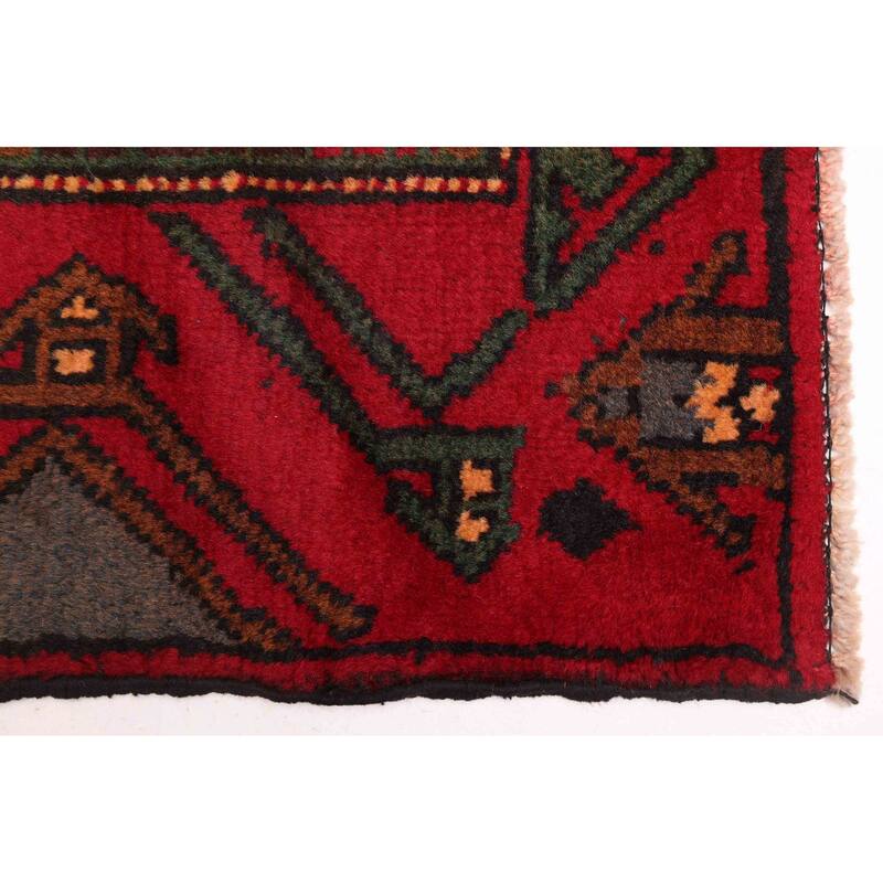 ECARPETGALLERY Hand-knotted Teimani Light Orange Wool Rug - 3'3 x 6'1