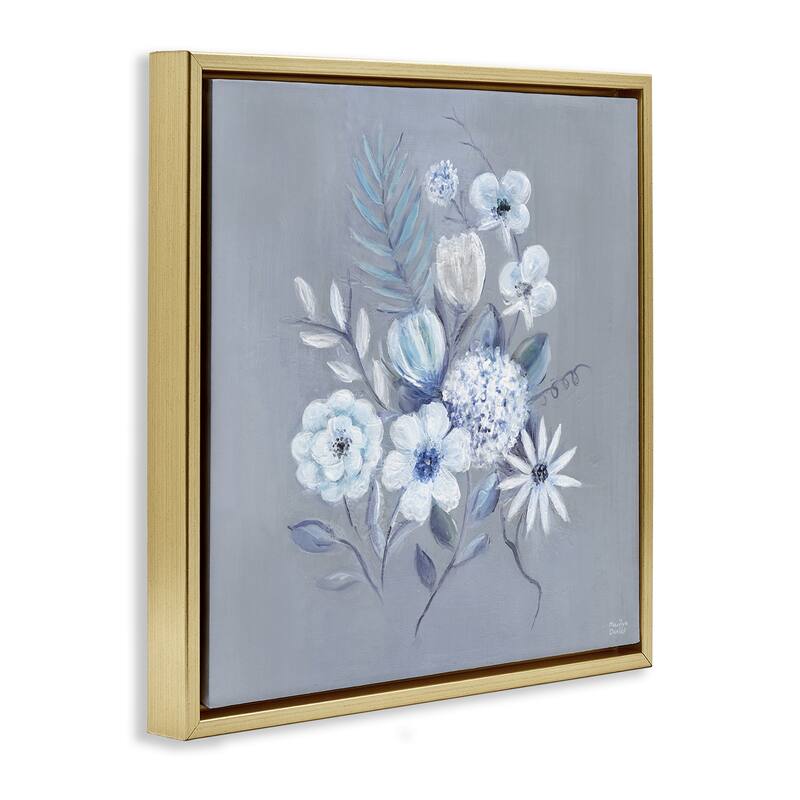 Stupell Mixed Flower Bundle Framed Floater Canvas Wall Art Design By Marilyn Dunlap