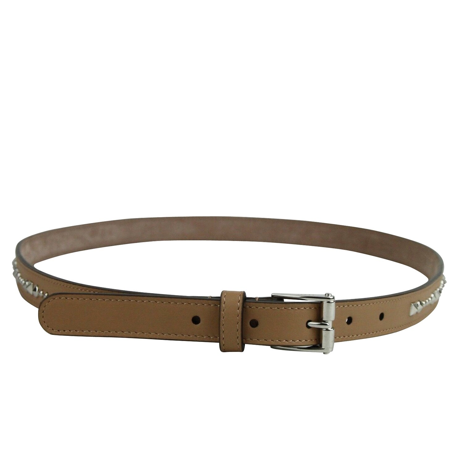 Women's brown belt silver buckle clearance