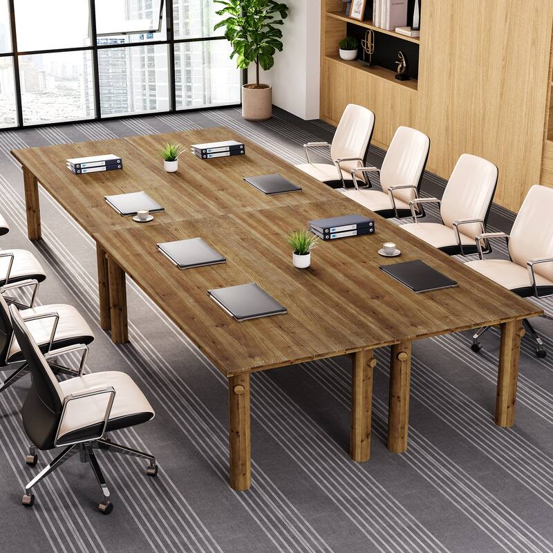 5 ft Conference Table, Solid Wood Meeting Seminar Table Office Desk