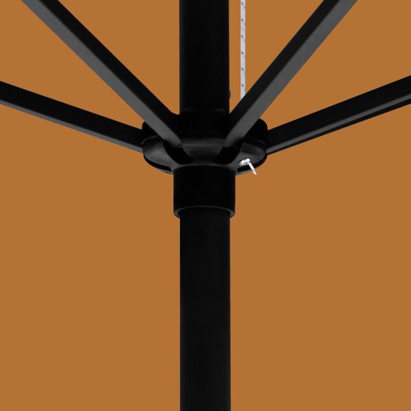 Astella 9' Crank Open Push Button Tilt Outdoor Patio Umbrella