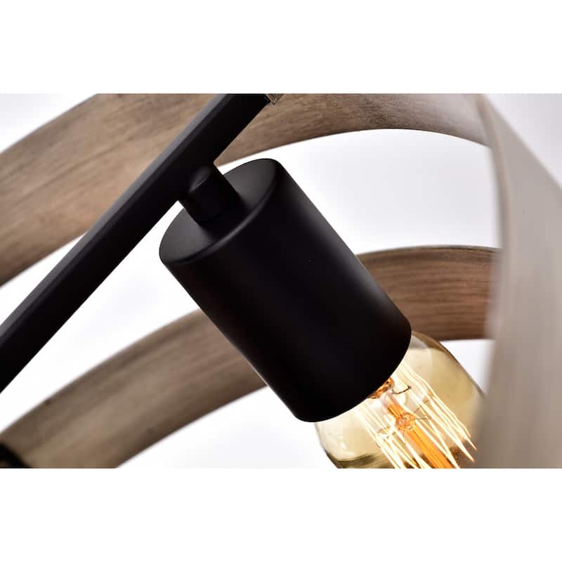 Eden Ceiling Fan 20-Inch 3-Light Metal Drum Shade (Includes Remote)