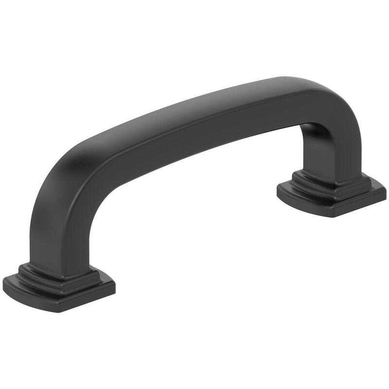 Amerock BP36897 Surpass 3" Center to Center Handle Cabinet Pull - Matte Black