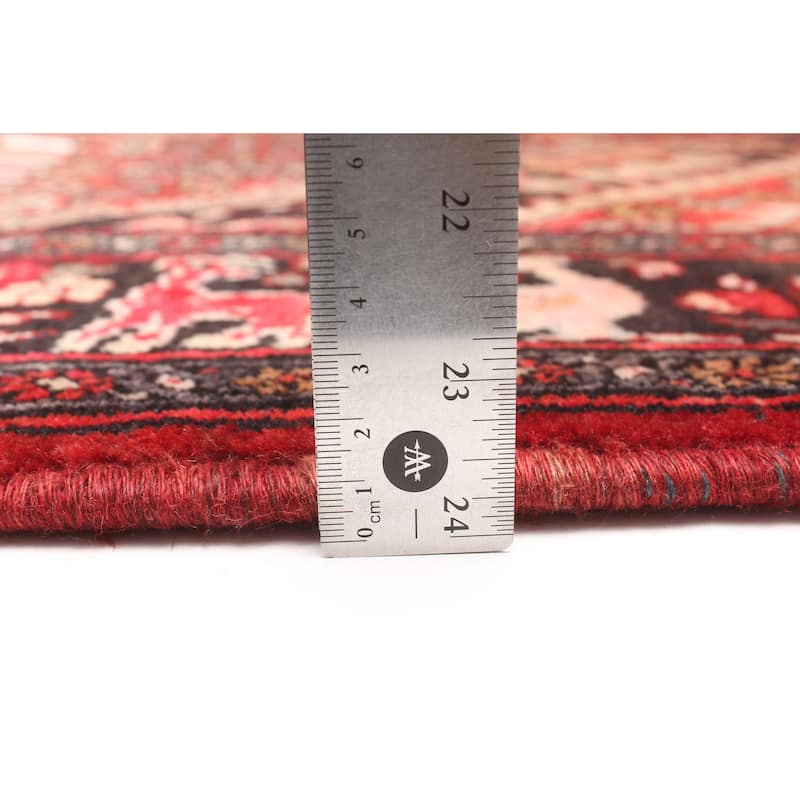 ECARPETGALLERY Hand-knotted Kayseri Red Wool Rug - 4'6 x 7'5