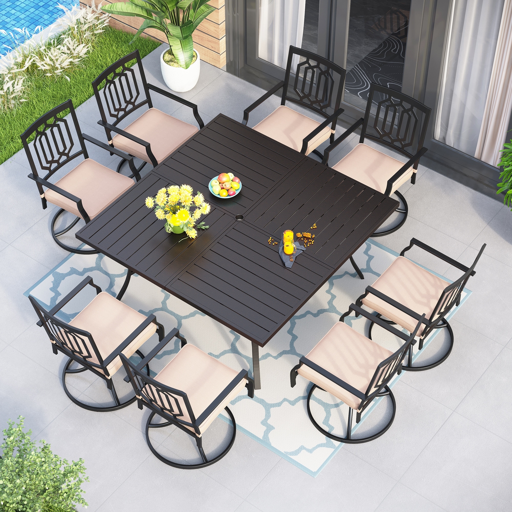 60 inch square outdoor dining new arrivals table