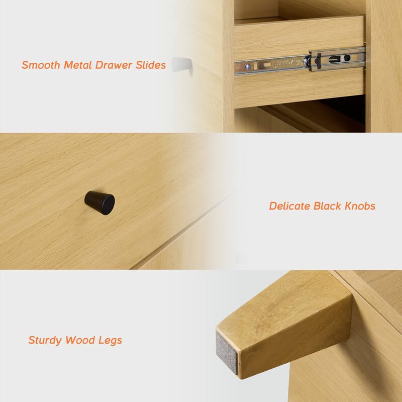 Sideboard Buffet Cabinet with Drawer and Door for Kitchen, Dining Room