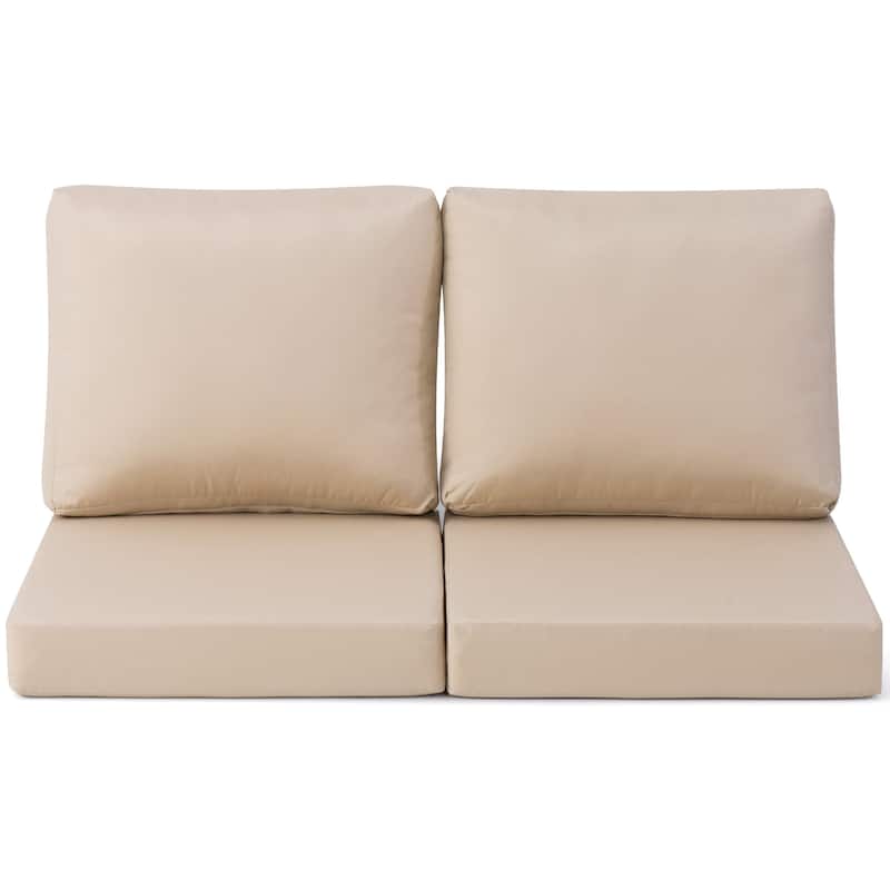 24" x 24" Outdoor Deep Seat Chair Cushion Set