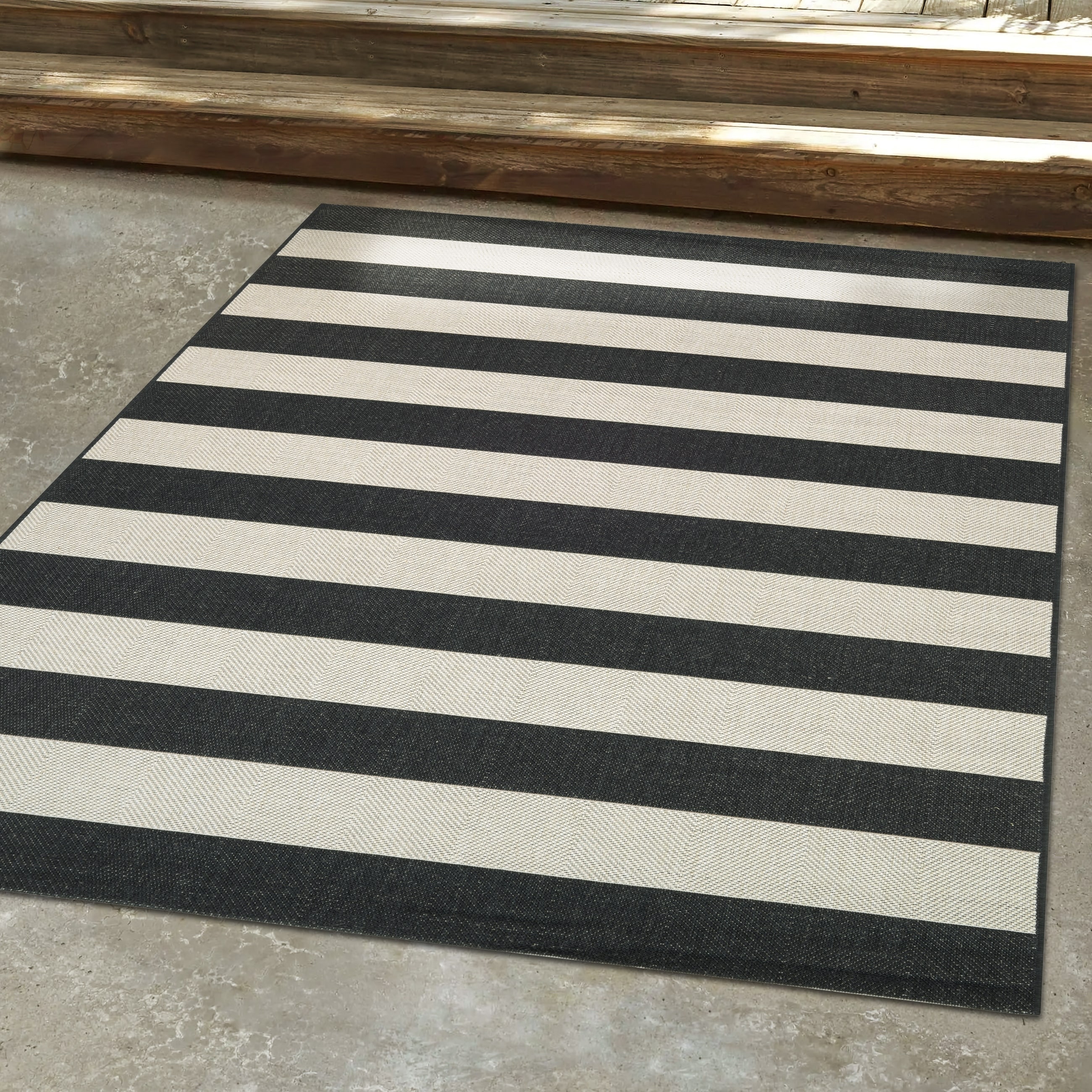Dream Decor Rugs Hampton Striped Indoor Outdoor Area Rug