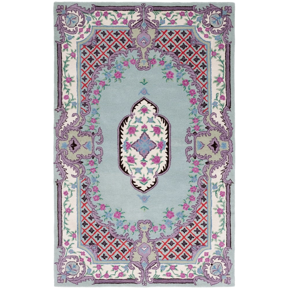 SAFAVIEH Handmade Bellagio Tatevik Oriental Medallion Wool Rug