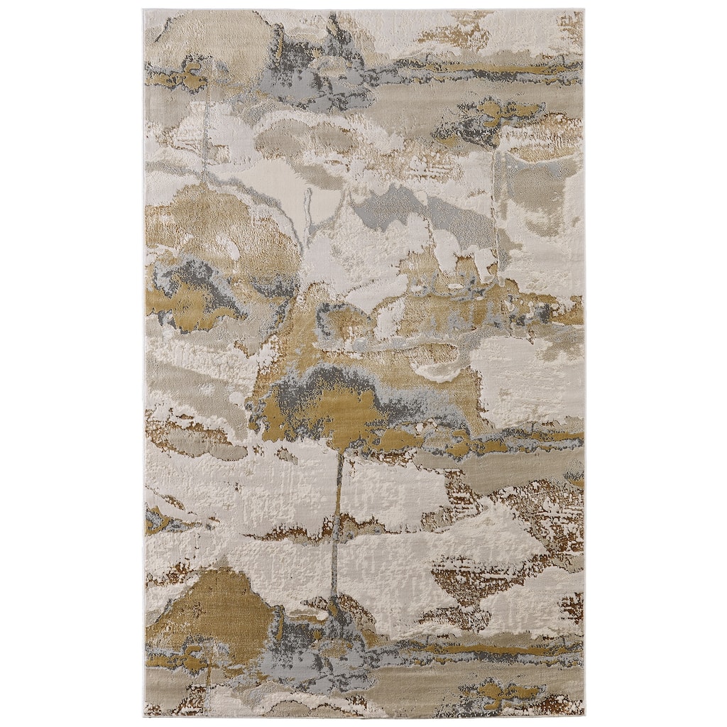 Grand Bazaar Tripoli Machine Made Watercolor Modern Area Rug