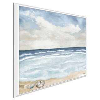 "Evening Coast View I" Print on Floating Canvas - Bed Bath & Beyond ...