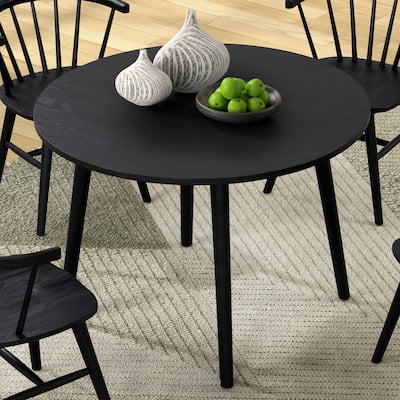 Furniture of America Galgary Mid-Century Modern 42-inch Wood Round Dining Table