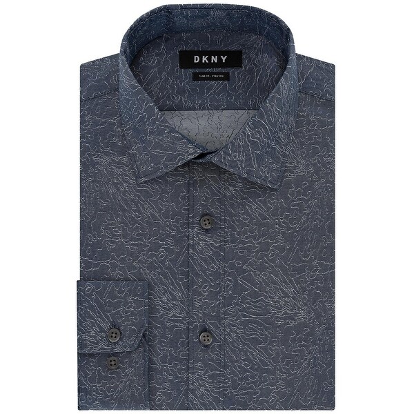 mens slim fit stretch shirt