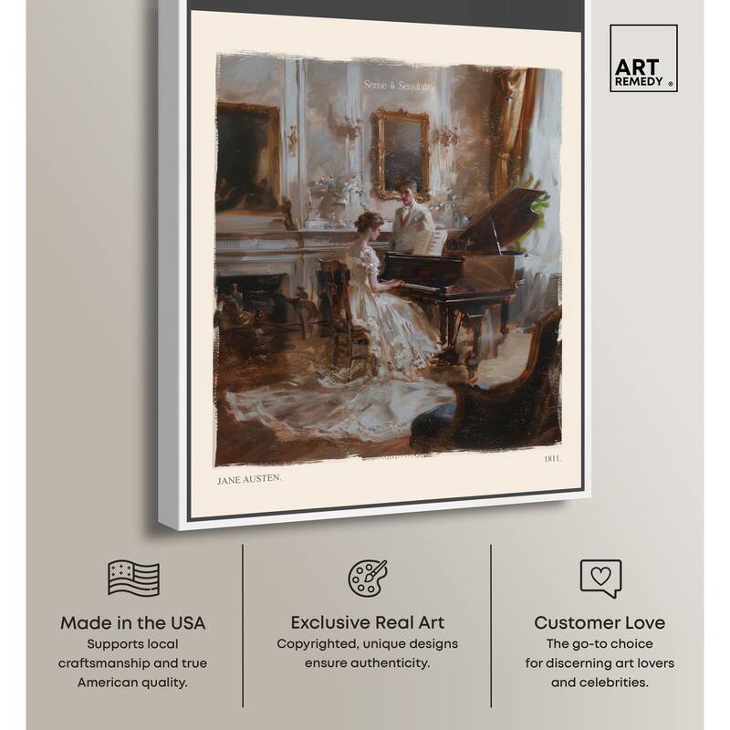 Sense and Sensibility Scene Canvas by Art Remedy