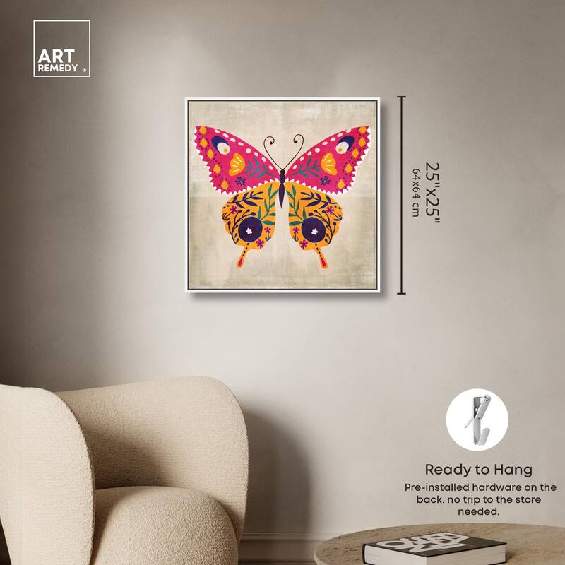Butterfly Wings II Canvas by Art Remedy