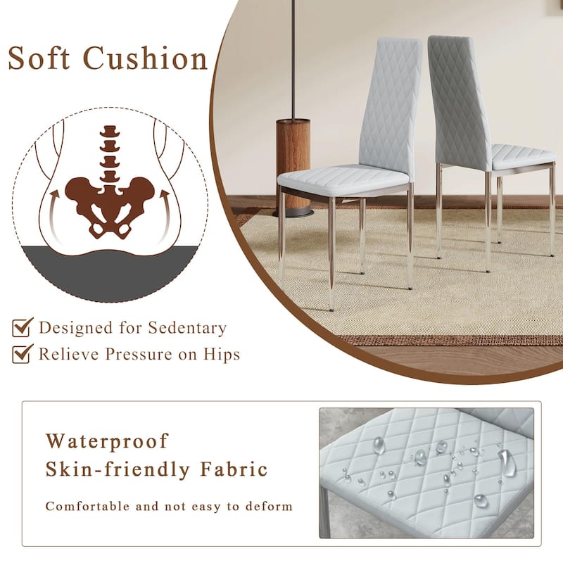 Modern Style Dining Chairs Set of 6