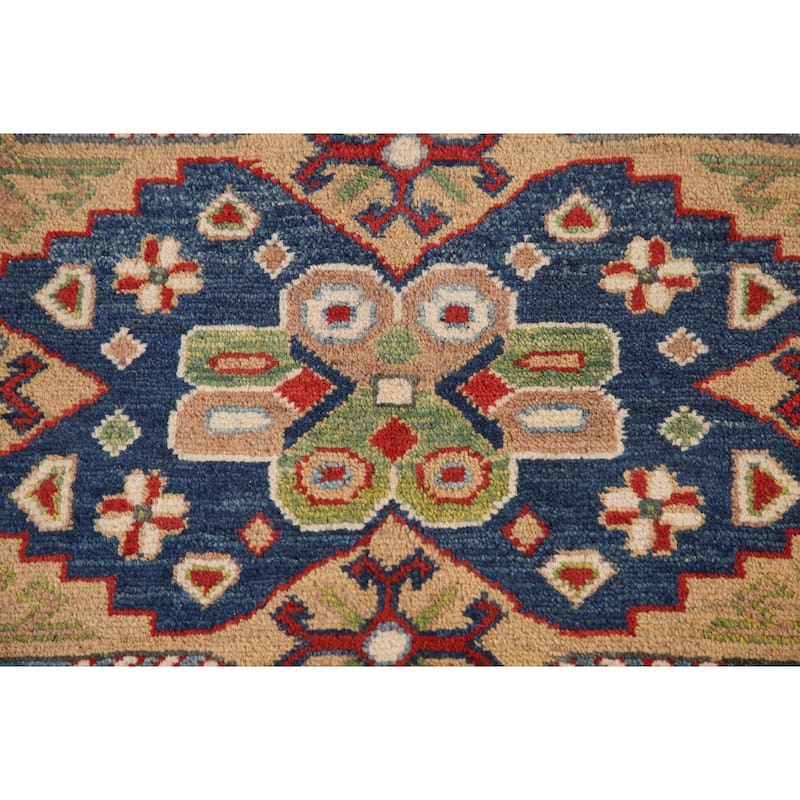 Red Kazak Oriental Area Rug Hand-Knotted Living Room Wool Carpet - 8'5"x 11'6"