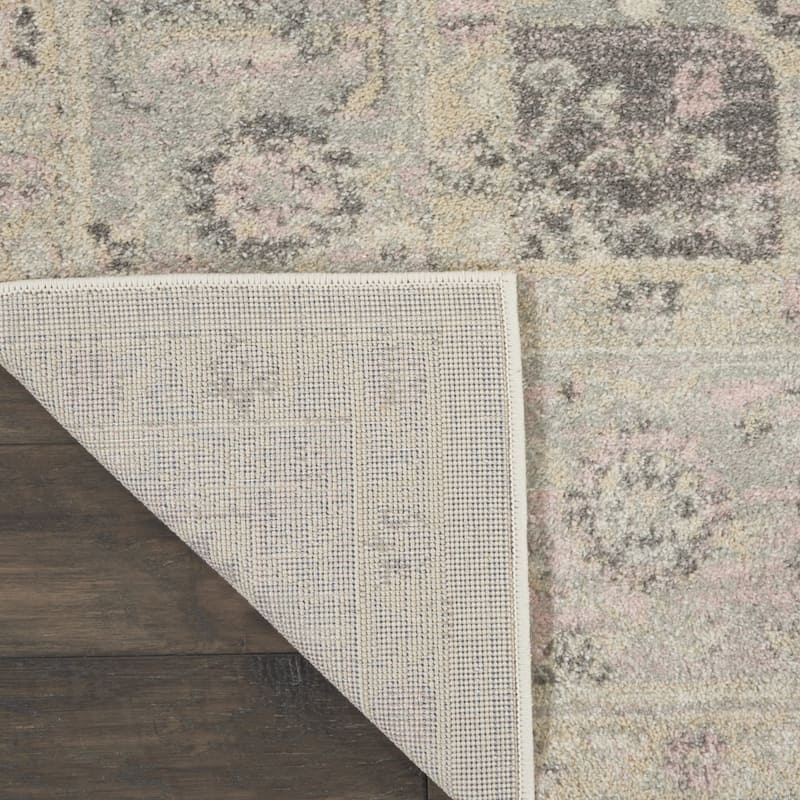 HomeRootsFloral Medallion Transitional Rectangle Area Rug - 142' X '106' X '0.5
