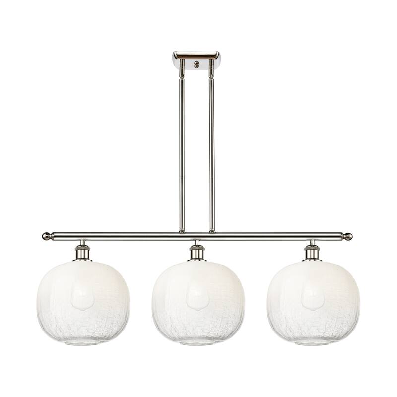 Innovations Lighting Endless Possibilities Ballston - Brookhaven Sphere - 3 Light 37" Stem Hung Island Light