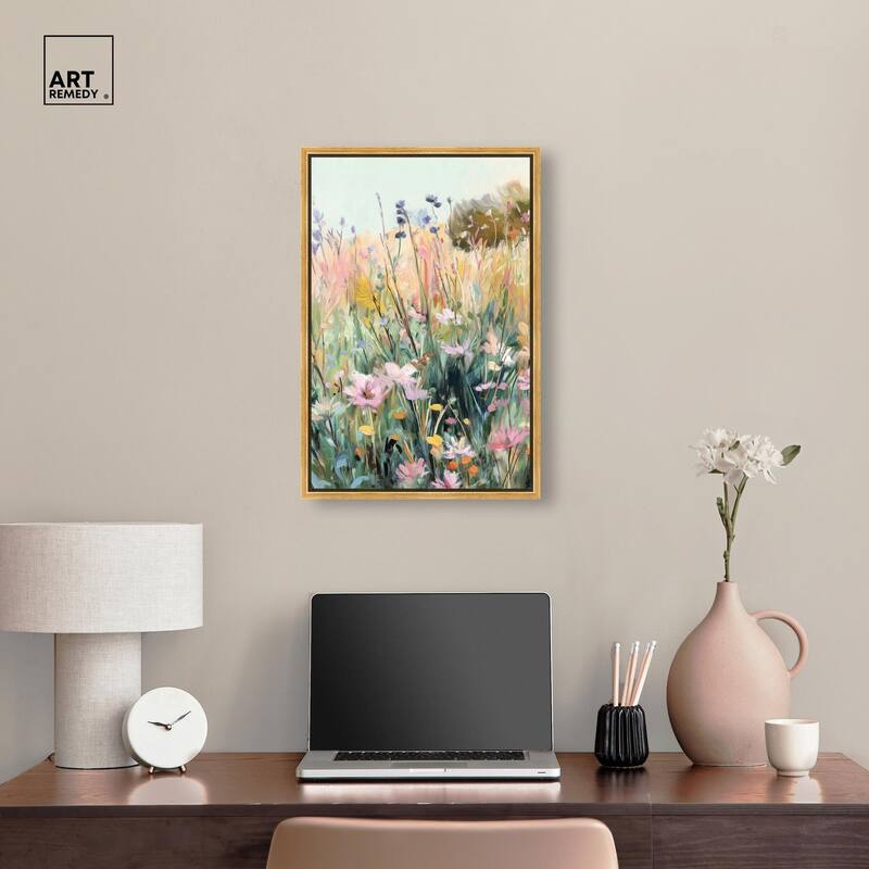 Floral Impressionism II Canvas by Art Remedy