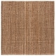 preview thumbnail 130 of 171, SAFAVIEH Jerneja Handmade Solid Chunky Jute Area Rug 5' Square - Natural