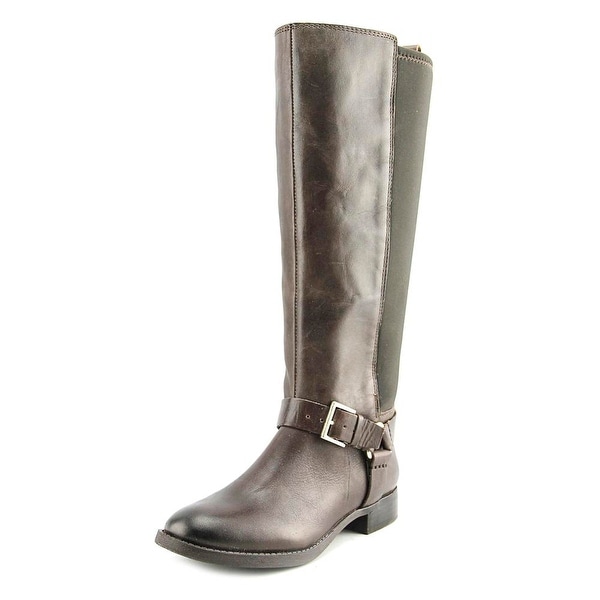 Arturo Chiang Filonna Women Round Toe Leather Brown Knee High Boot