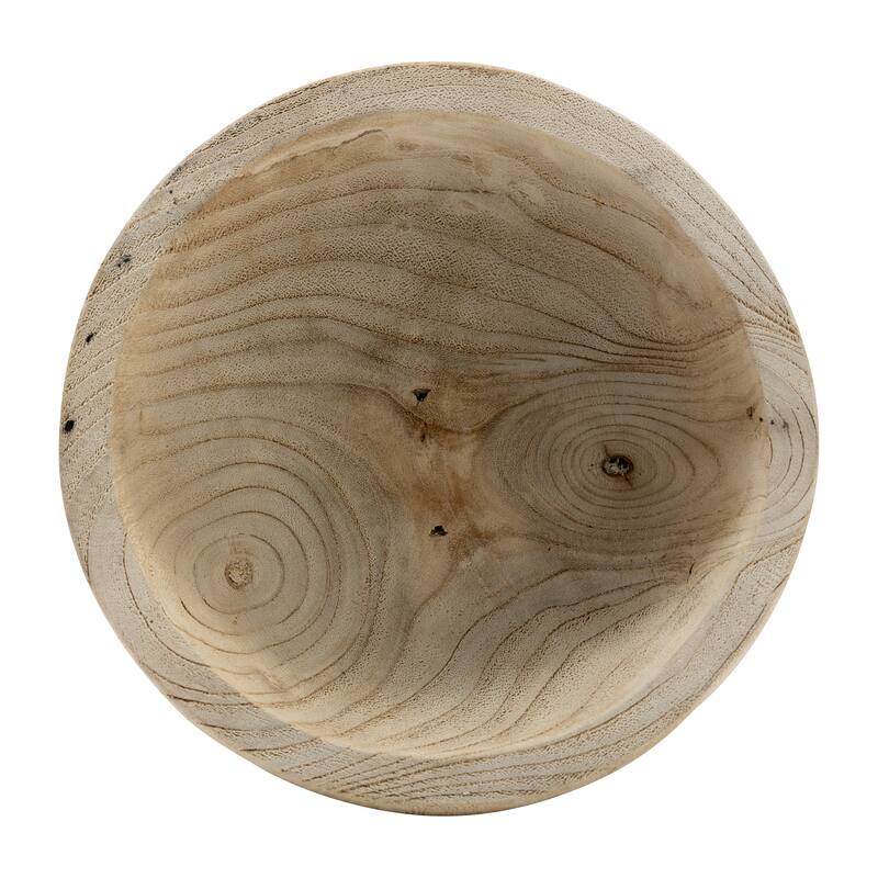 Sagebrook Home 8" Wooden Bowl with Stand