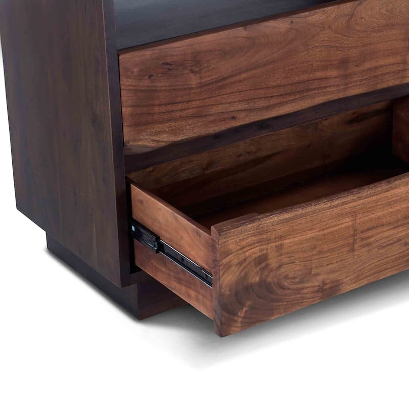 Palermo 64-Inch Acacia Wood Live Edge Dresser