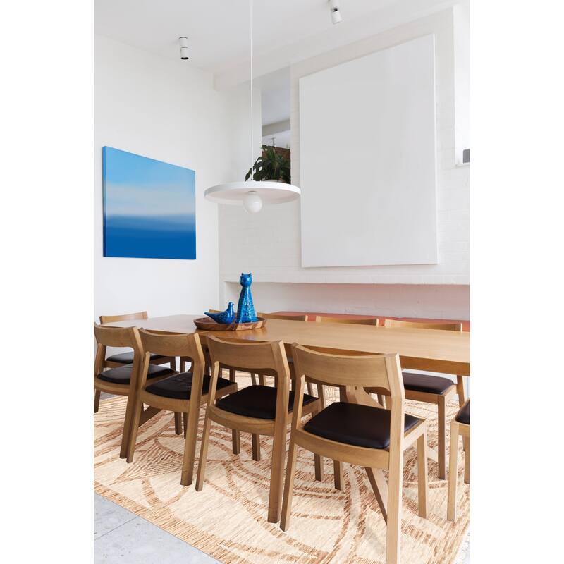 ECARPETGALLERY Hand-knotted Pak Finest Marrakesh Cream Wool Rug - 8'0 x 9'10