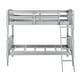 preview thumbnail 22 of 25, Classic Rectangular Design Twin over Twin Bunk Bed