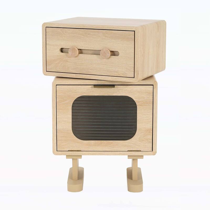 Multi-functional Storage Side Table for Various Living and Working Environments