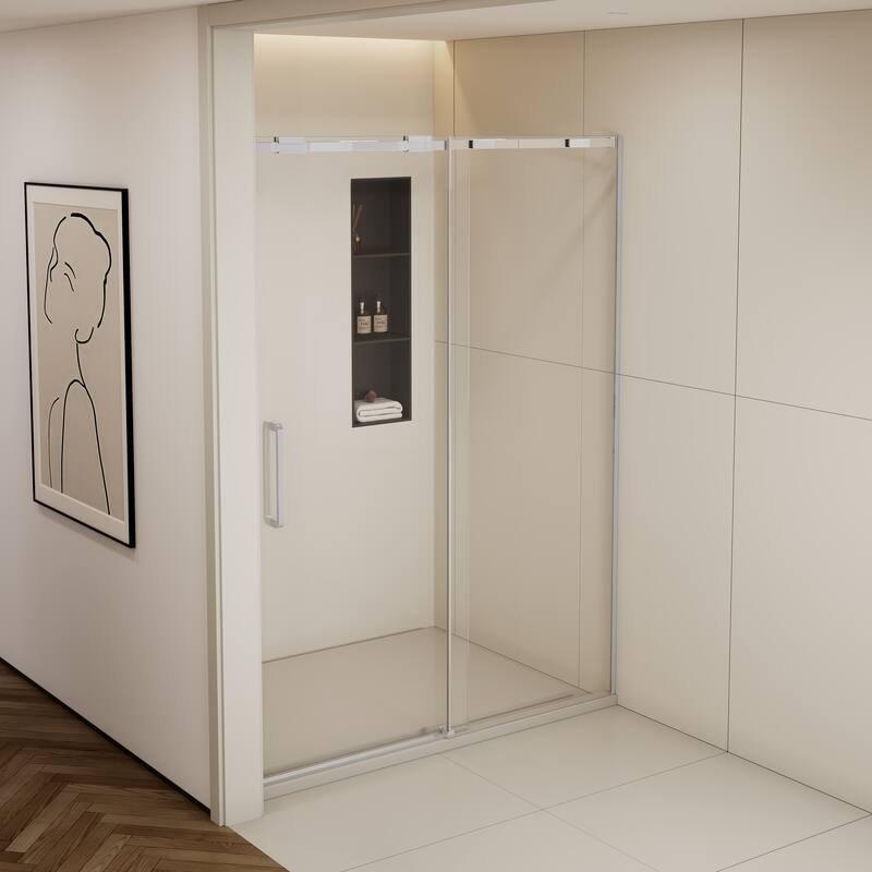 Semi-Frame Single Sliding Shower Door